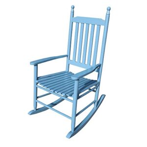 aoyom relax in style with our beautifully designed rocker chair - perfect for balconies, porches, and more (blue)