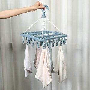 GUYOS Sock Dryer Rack, 13x14in Sock & Clothes Drying Hanger, Clothes Drying Hanger with a Powerful Motor, Foldable Underwear Hanger, Bra Hanger for Hanging Underwear, Towels & Laundry Accessories