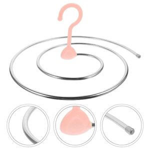 Cabilock Spiral Hanger Blanket Hanger Spiral Sheet Hanger Stainless Steel Quilt Hanger Clothes Drying Rack Space Saving Hangers for Bed Sheet Coverlet