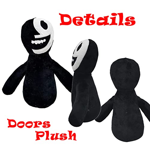 Lesome Doors Plushies Doors Plush Set of 4 New Monster Horror Game Stuffed Figure Doll Halloween Christmas Birthday Great Choice for Graduation Gift Party Favors (C-Door)