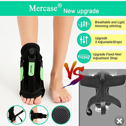 Mercase Plantar Fasciitis Night Splint Set & Hernia Belt for Men and Women Abdominal