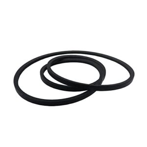 hasmx replacement belt replaces for mtd part numbers 954-04118 954-04153 754-04118 754-04153 fits for cub cadet mtd riding lawn mowers & tractors with 46" decks