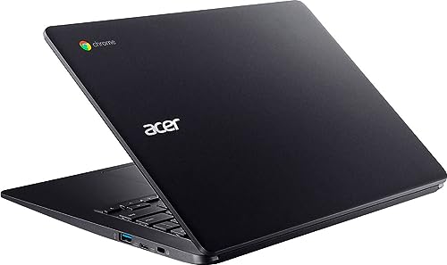 acer 2023 Newest Chromebook Laptop, 14 Inch FHD IPS Touchscreen Display, Intel Celeron Dual-Core Processor, 4GB LPDDR4, 64GB eMMC, Wi-Fi, USB-A&C, Chrome OS, Charcoal Black