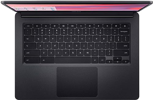 acer 2023 Newest Chromebook Laptop, 14 Inch FHD IPS Touchscreen Display, Intel Celeron Dual-Core Processor, 4GB LPDDR4, 64GB eMMC, Wi-Fi, USB-A&C, Chrome OS, Charcoal Black