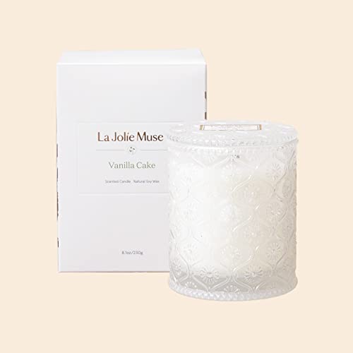 LA JOLIE MUSE Candles Gift for Women, New Home Gift, Engagement Gift, Candle for Home Scented