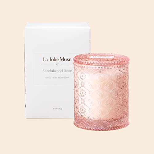 LA JOLIE MUSE Candles Gift for Women, New Home Gift, Engagement Gift, Candle for Home Scented