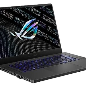 ASUS ROG Zephyrus G15 Gaming Laptop (AMD Ryzen 9 6900HS 8-Core, 40GB DDR5 4800MHz RAM, 2TB PCIe SSD, GeForce RTX 3080, 15.6" 240 Hz Win 10 Pro) with MS 365 Personal, Dockztorm Hub