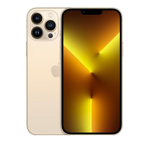 iPhone 13 Pro Max 13promax 6.7" A15 Chip 5G NFC 6GB RAM 128&256GB ROM Face ID 12MP Camera Original Unlocked Phone 13PM add 20W Charge/Gold / 256G|6GB