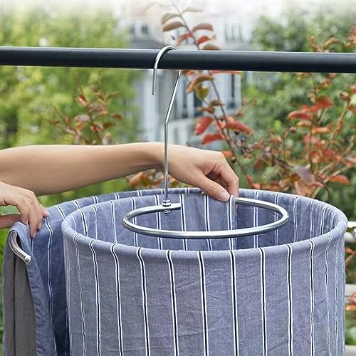 ABPETE Spiral Hanger,Laundry Hanger Dryer Rack,Stainless Steel Bed Sheet Drying Hanger, Space Saving Blanket Drying Rack Outdoor Indoor, Spiral Hanger for Bed Sheet Bath Towel