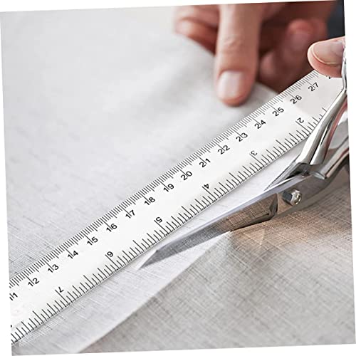 NUOBESTY 20pcs Ruler Ruler Rulers Shatterproof Ruler Clear Ruler Metric Ruler Plastic Rulers Classroom Supplies Technical Drawing Ruler Rulers Bulk for Classroom Use Scale