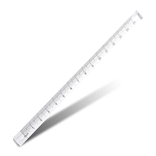 NUOBESTY 8pcs Transparent Triangular Ruler Plastic rulers Metric Ruler Machinist Ruler Clear Scale rulers Ruler for Transparent Small Ruler Architecture Supplies Classroom Supplies