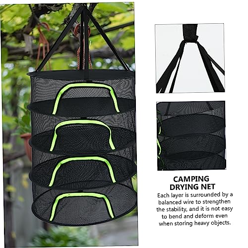 Alipis 2pcs Folding Drying net Collapsible Laundry Drying Rack Plants Outdoor Hanging Clothes Drying Rack Laundry net Collapsible Clothes Drying Rack Laundry Drying Rack Collapsible