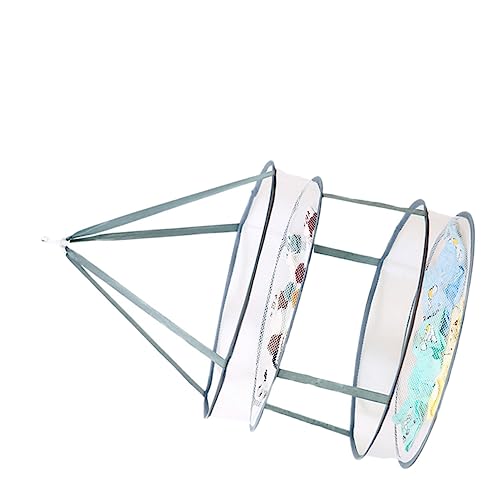 Cabilock 2pcs Foldable Laundry Rack Collapsible Laundry Drying Rack Collapsible Drying Rack for Clothes Foldable Clothes Drying Rack Mesh Clothes Hanging Dryer Sweater Drying Rack Household