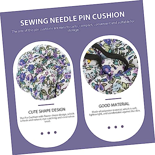 COHEALI 3pcs Wrist Pin Bag Retainer Holder Cross Stitch Supplies Corsage Wristlet Wrist Pin Organizer Wristlets Sewing Pin Holders Polyester Sewing Pin Organizers Cartoon Pin Cushions Pad