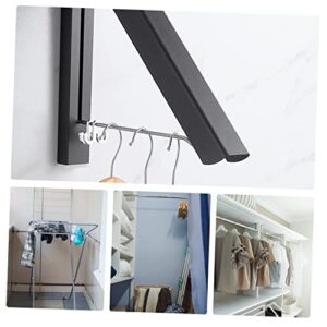 Cabilock 3pcs Folding Drying Rack Foldable Clothes Drying Rack Wall Mounted Clothes Drying Rack Wall Mounted Clothes Rack Clothes Drying Rack Folding Indoor Laundry Drying Rack Collapsible