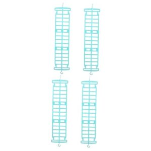 didiseaon 4 pcs laundry doll clothes for multifunctional stand zeraora balcony dry drying rack hanger windproof adjustable pillow cloth indoor outdoor green practical