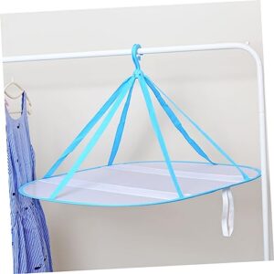 Zerodeko Hanging Clothes Laundry net Hanging Drying net Drying Rack Foldable Laundry Rack Collapsible Hangers Foldable Garment Rack Hanging Dryer Rack Sweater Clothes Dryer Drawer Sink Sock