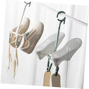 Zerodeko 1Pc Hanging Clothes Drying Rack Shoes Drying Hanger Laundry Hanging Rack Laundry Hanger Drying Rack Shoes Drying Rack Shoes Dryer Rack Dryer Rack for Shoes Coat Hanger Shoe Rack