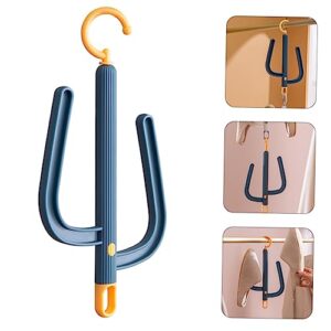 Cabilock Swivel Hook Hanger Small Drying Rack Small Clothes Drying Rack Hanging Hooks Outdoor Swivel Hooks abs Shoe Racks Slipper Drying Rack Shoes Hanger Hook up Slippers to Rotate