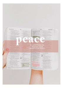 peace - teen girls' devotional: 30 devotions on trading your anxiety for peace (volume 1) (lifeway students devotions)