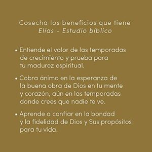 Elías - Estudio bíblico / Elijah - Bible Study Book (Spanish Edition)