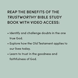 Trustworthy - Bible Study Book with Video Access