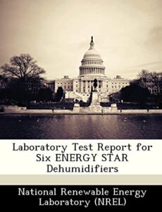 laboratory test report for six energy star dehumidifiers