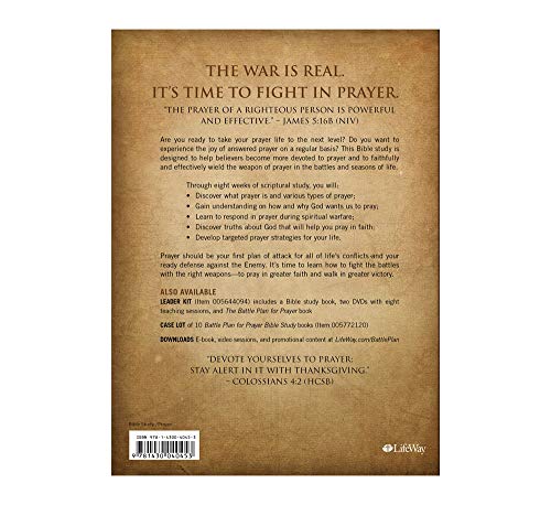 The Battle Plan for Prayer - Bible Study Book