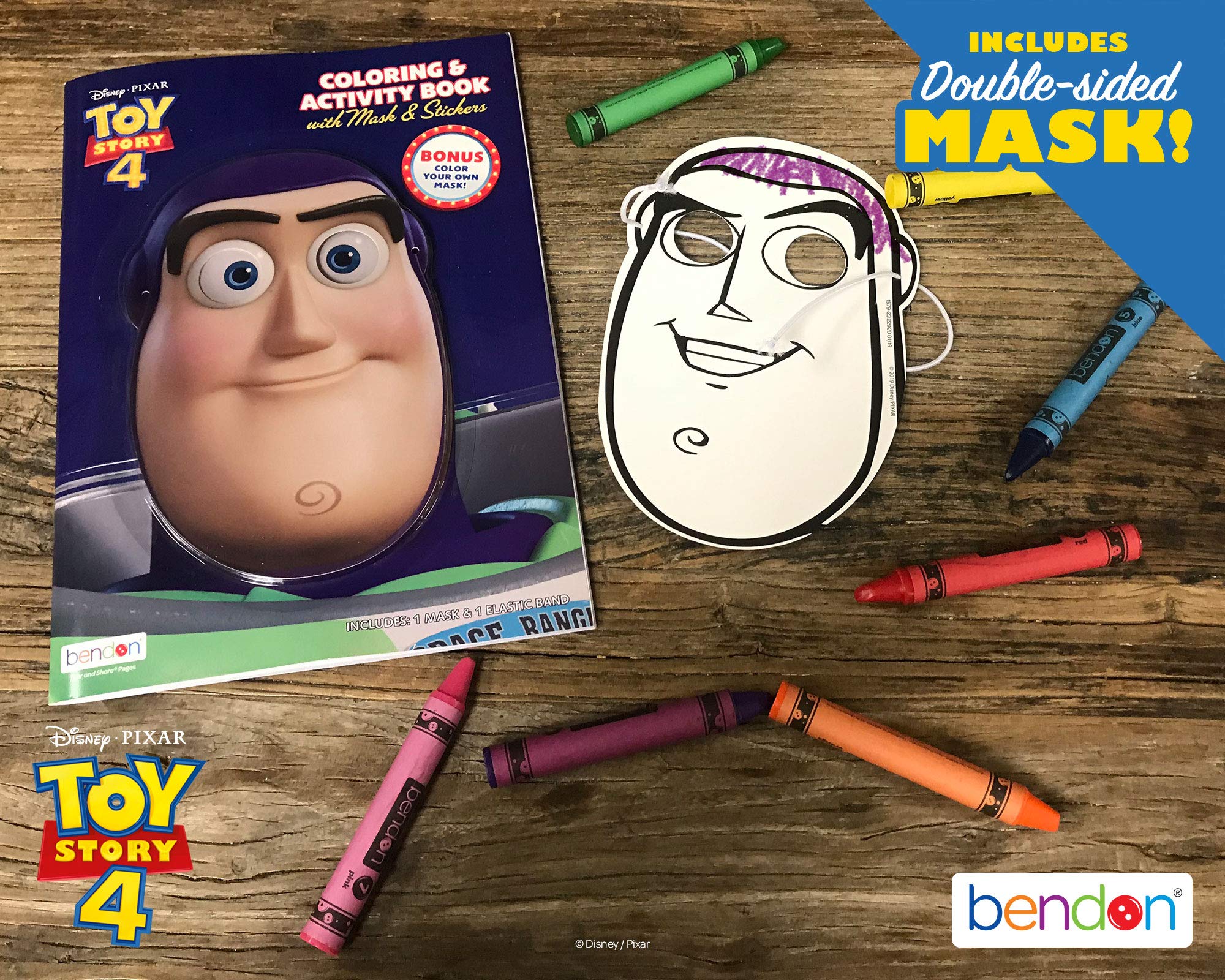 Toy Story Disney 4 Coloring & Activity Book with Mask 44640, Bendon