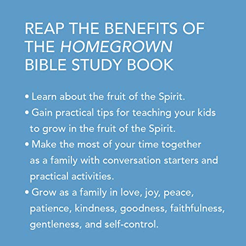 Homegrown - Bible Study Book: Cultivating Kids in the Fruit of the Spirit