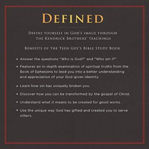 Defined - Teen Guys' Bible Study Book: Who God Says You Are