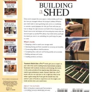 Building a Shed: Siting and Planning a Shed, Building Shed Foundations, Adding Custom Details (Build Like a Pro Series)