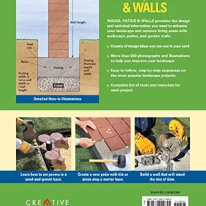 Ultimate Guide: Walks, Patios & Walls (Creative Homeowner) Design Ideas with Step-by-Step DIY Instructions and More Than 500 Photos for Brick, Mortar, Concrete, Flagstone, & Tile (Landscaping)