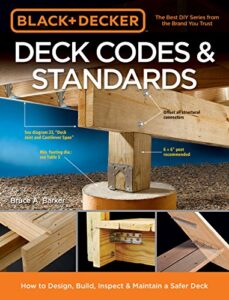 black & decker deck codes & standards: how to design, build, inspect & maintain a safer deck