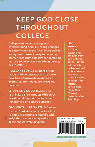 The College Survival Guide for Christian Men: 5-Minute Devotions for Strength, Reflection, and Calm