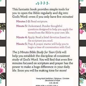 The 5-Minute Bible Study for Teen Girls