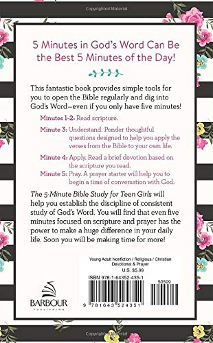 The 5-Minute Bible Study for Teen Girls