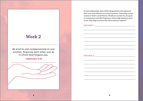 52-Week Christian Couples Journal: Prompts and Prayers to Strengthen Your Relationship with Each Other and Your Faith