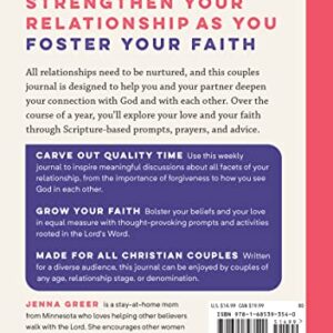 52-Week Christian Couples Journal: Prompts and Prayers to Strengthen Your Relationship with Each Other and Your Faith