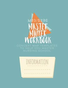 med/surg master mapper workbook: concept map templates to help you master nursing school