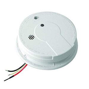 kidde i12040 120v ac wire-in smoke alarm with battery backup and smart hush