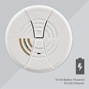 First Alert FG200B2 Family Gard Basics Smoke Alarm 2-Pack | Battery Operated Smoke Detector , White