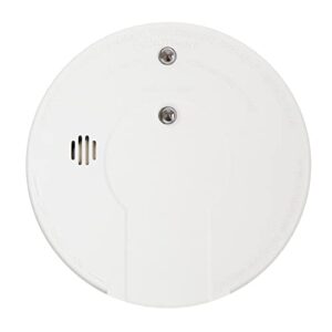 kidde premium smoke detector, battery-operated smoke alarm with hush feature, 9v battery included