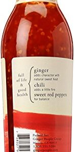 Ginger Sweet Chili Sauce – Sweet and Spicy Dip Cooking Sauce | Organic and Brings Natural Taste of Ginger, Chili, and Red Pepper | Full of Life and Good Health | 12.7 oz