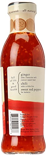 Ginger Sweet Chili Sauce – Sweet and Spicy Dip Cooking Sauce | Organic and Brings Natural Taste of Ginger, Chili, and Red Pepper | Full of Life and Good Health | 12.7 oz