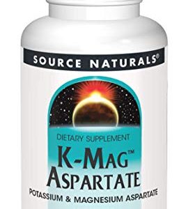 Source Naturals K-Mag Aspartate, Potassium & Magnesium Aspartate, 60 Tablets