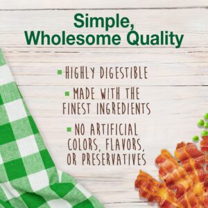 Nylabone Healthy Edibles All-Natural Long Lasting Bacon Flavor Chew Treats 1 count pack of 3 Bacon Small/Regular