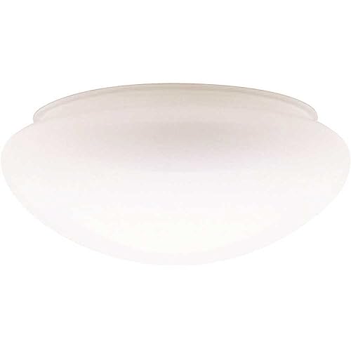 Westinghouse 8375700 White Glass Mushroom Shade 8"