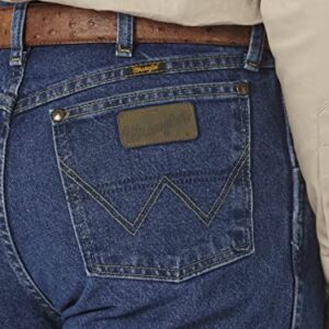 George Strait by Wrangler Men's Cowboy Cut Jean, Relaxed Fit, Heavyweight Denim,36x34