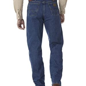 George Strait by Wrangler Men's Cowboy Cut Jean, Relaxed Fit, Heavyweight Denim,36x34